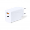 cargador tipo C y usb blanco WIRBOO