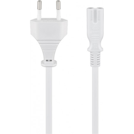 cable de luz punta 8 WIRBOO blanco 