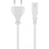 cable de luz punta 8 WIRBOO blanco 