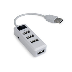 HUB USB 2 0 de 4 puertos con conmutador  WH WIRBOO
