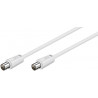 CABLE DE ANTENA 1 5MTS BLANCO