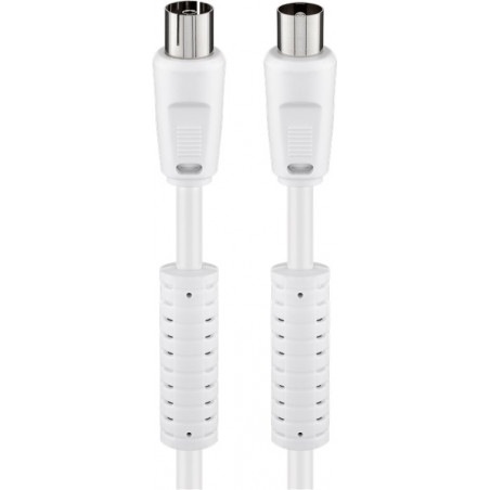 Cable de antena con ferritas  80 dB   2 5 m WIRBOO
