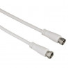Cable Satelite 1 5m 90dB Blanco