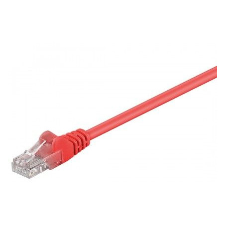 Cable de conexión CAT 5e  U / UTP  rojo 3mts
