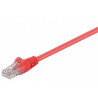 Cable de conexión CAT 5e  U / UTP  rojo 3mts