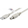 CABLE USB 2 0  TIPOA TIPOB 2MTS WIRBOO