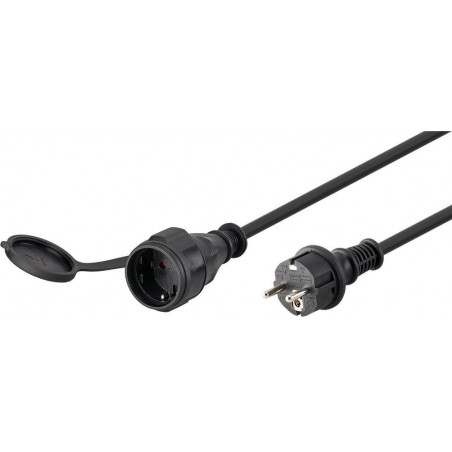 Cable de alimentación ALARGADOR 5 m  negro WIRBOO