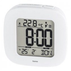 Reloj Despertador Radiocontrolado RC 45 Blanco
