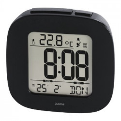 Reloj Despertador Radiocontrolado RC 45 Negro