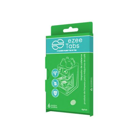 EzeeTabs Pastillas Limpiadoras p/Cafeteras  6 x 6g