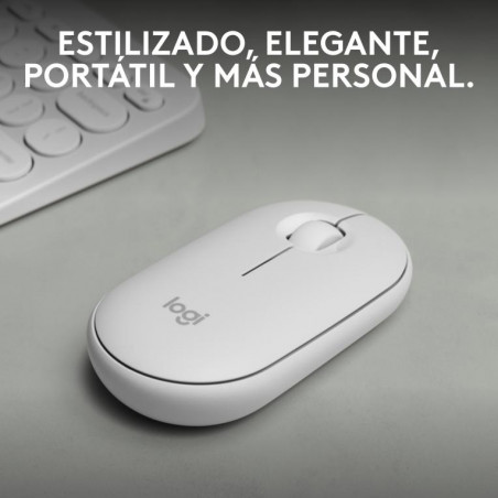 RATON LOGITECH M350S BLANCO BLUETOOTH