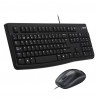 Logitech MK120 Combo con Teclado y Ratón con Cable