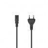 Cable Corriente Europea 1 5m Negro