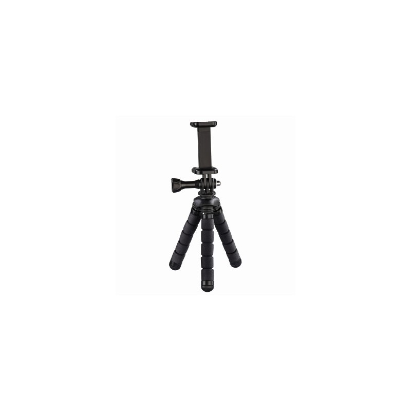 Mini Trípode ``Flex´´ 14cm Negro GoPro & Teléfono Mini Trípode ``Flex´´ 14cm Negro GoPro & Teléfono