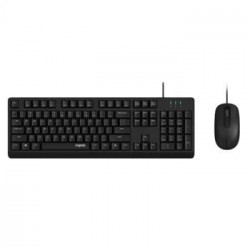 Rapoo NX1500 Teclado Ratón Negro