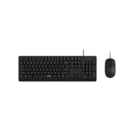Rapoo NX1500 Teclado Ratón Negro