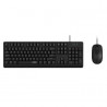 Rapoo NX1500 Teclado Ratón Negro