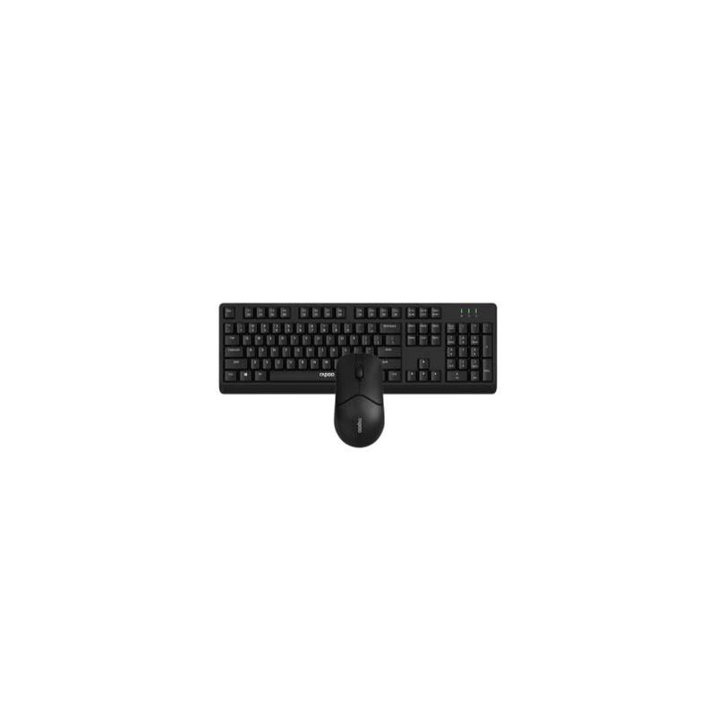Rapoo X1500 Teclado Ratón Inalámbrico Negro Rapoo X1500 Teclado Ratón Inalámbrico Negro