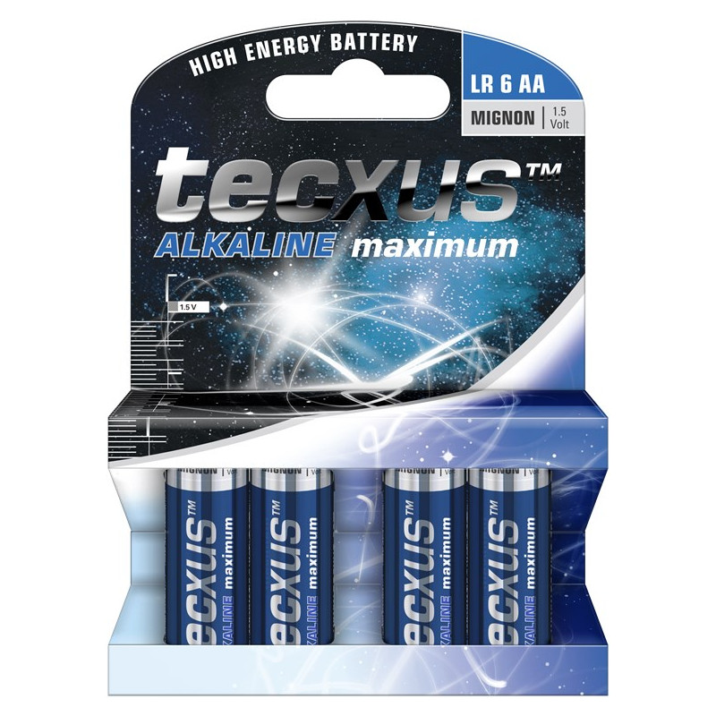 Pilas LR6/AA Mignon 4 uds en blíster texus Pilas LR6/AA Mignon 4 uds en blíster texus