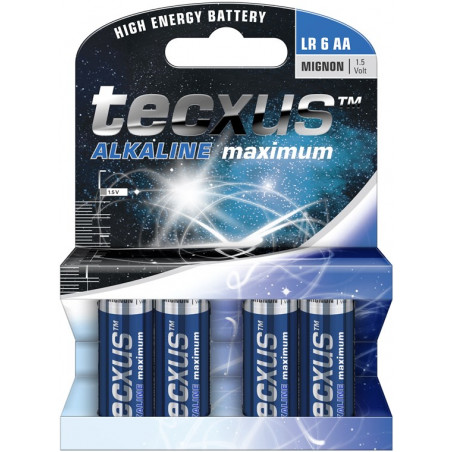 Pilas LR6/AA  Mignon   4 uds  en blíster texus 