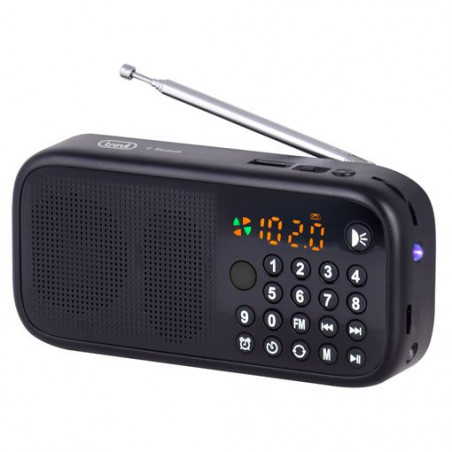 radio portátil trevi  negra