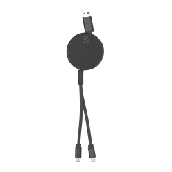 Cable Extensible  Conexión USB  Tipo C y Lightning
