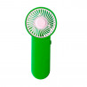 Ventilador de mano en resistente ABS verde