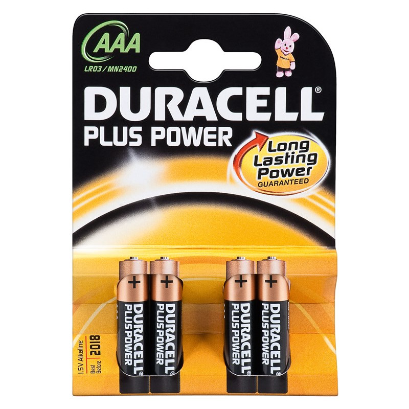 Pila LR03/AAA 4 uds en blíster DURACELL Pila LR03/AAA 4 uds en blíster DURACELL