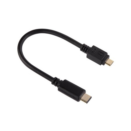 Cable PC USB type C - USB B Micro 0 75m TEC hama