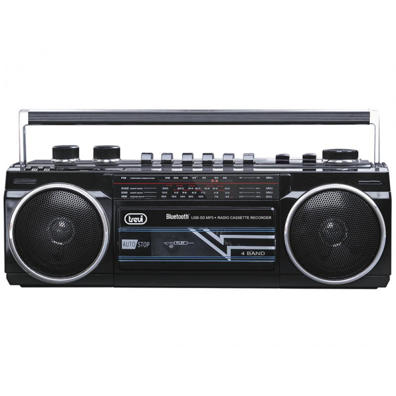 RADIO GRABADORA TREVI USB SD BLUETOOTH CASSETTE RR