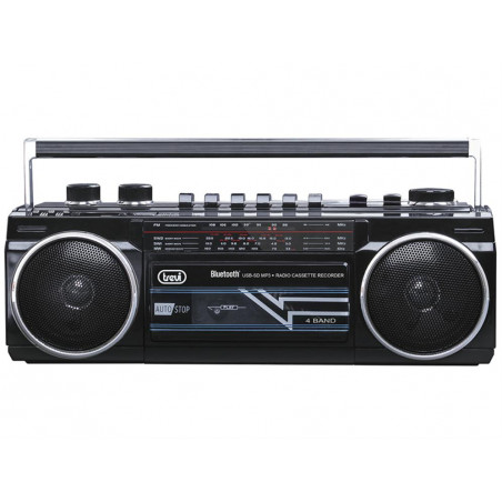 RADIO GRABADORA TREVI USB SD BLUETOOTH CASSETTE RR