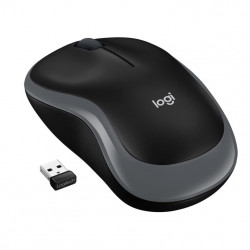 RATON LOGITECH M185 NEGRO GRIS RF INALAMBRICO PILA