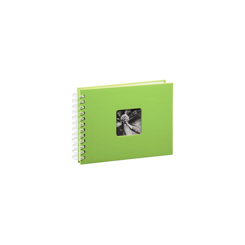Album Pegar Spiral 24x17 50P Fine Art Kiwi/Blanco Album Pegar Spiral 24x17 50P Fine Art Kiwi/Blanco