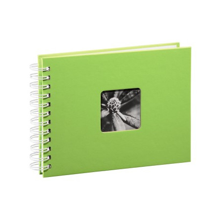 Album Pegar Spiral 24x17 50P Fine Art Kiwi/Blanco