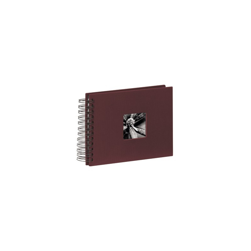 Album Pegar Spiral 24x17 50P Fine Art Burdeos Album Pegar Spiral 24x17 50P Fine Art Burdeos