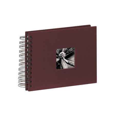 Album Pegar Spiral 24x17 50P Fine Art Burdeos 