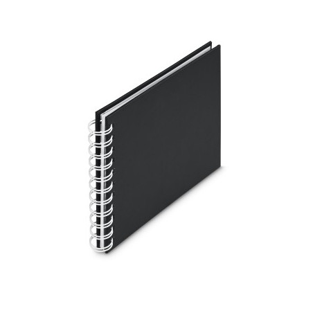 Album Pegar Spiral 15 5x15 30P Fine Art Negro 