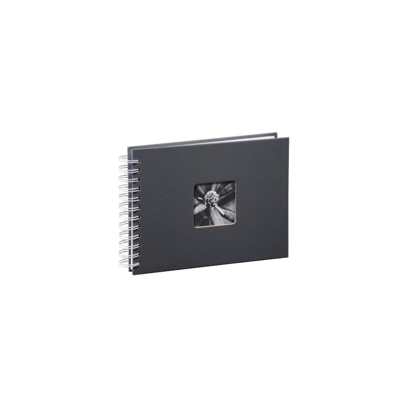 Album Pegar Spiral 24x17 50P Fine Art Gris/Blanco